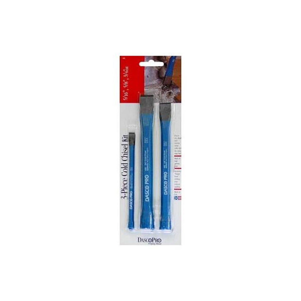 Dasco Pro Heat-Treated Cold Chisel Set (3-Piece) Dasco Pro Heat-Treated Cold Chisel Set (3-Piece)
