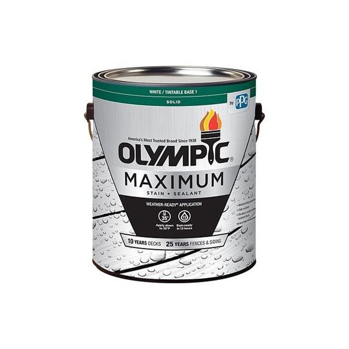 Olympic Exterior Acrylic Fence & Siding Stain, 1 Gal. Olympic Exterior Acrylic Fence & Siding Stain, 1 Gal.