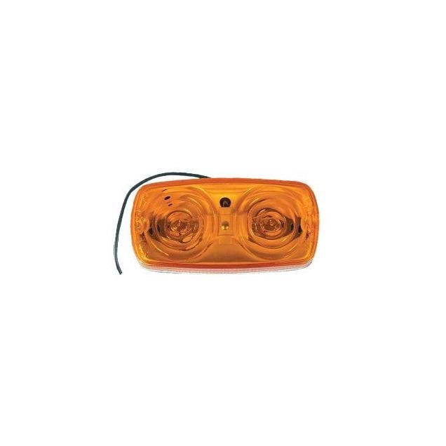 Uriah Double Bulls Eye Lens Amber Trailer Marker/Clearance Light