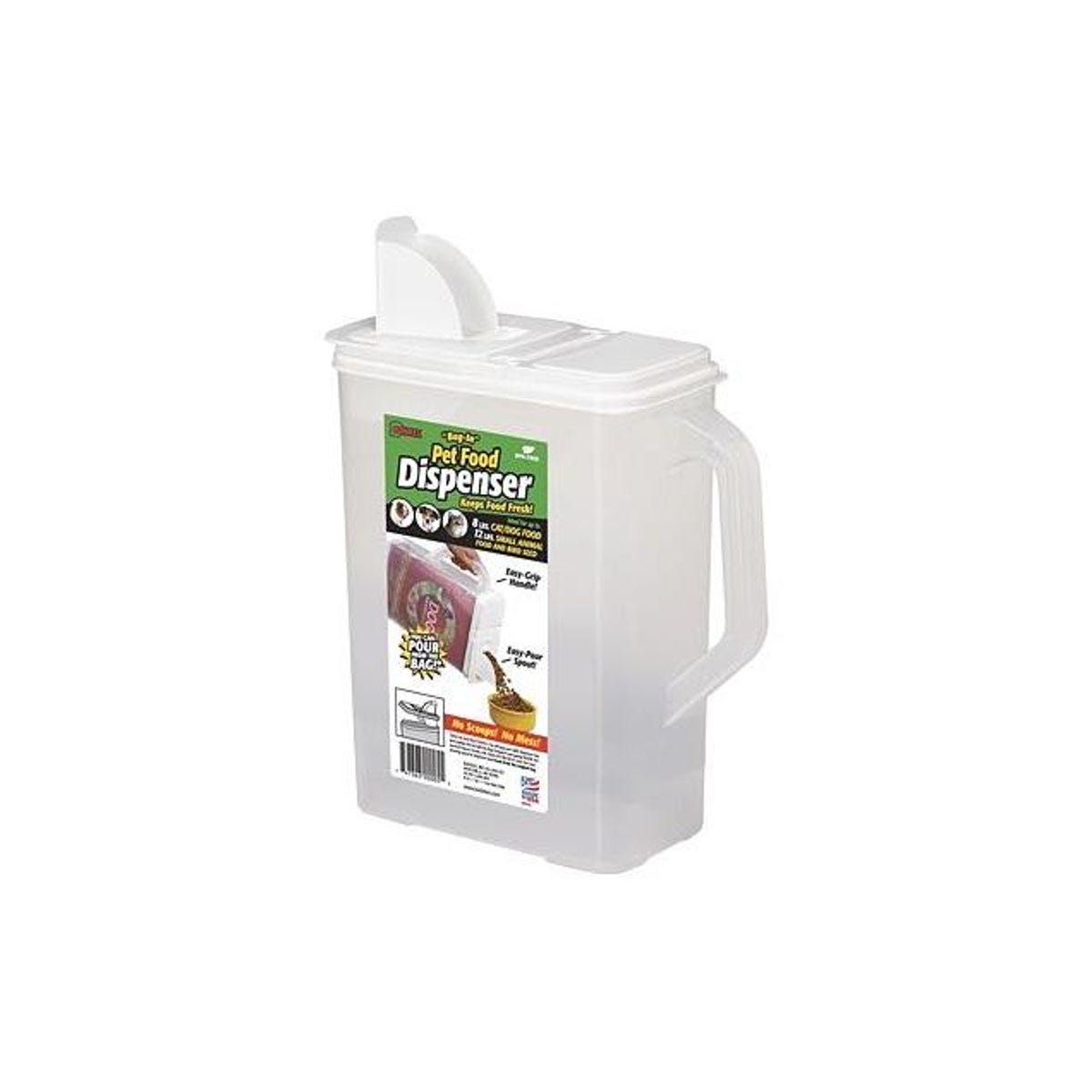 Buddeez 8 Qt. 8 Lb. Capacity Pet Food Storage Container & Dispenser