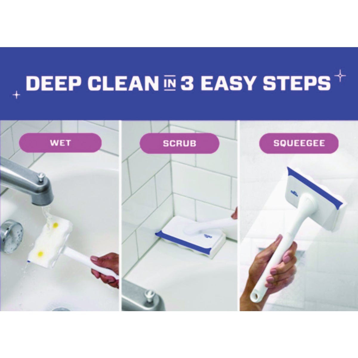 Mr. Clean Magic Eraser Shower & Tub Scrubber, Lemon Scent - photo 4 Mr. Clean Magic Eraser Shower & Tub Scrubber, Lemon Scent - photo 4