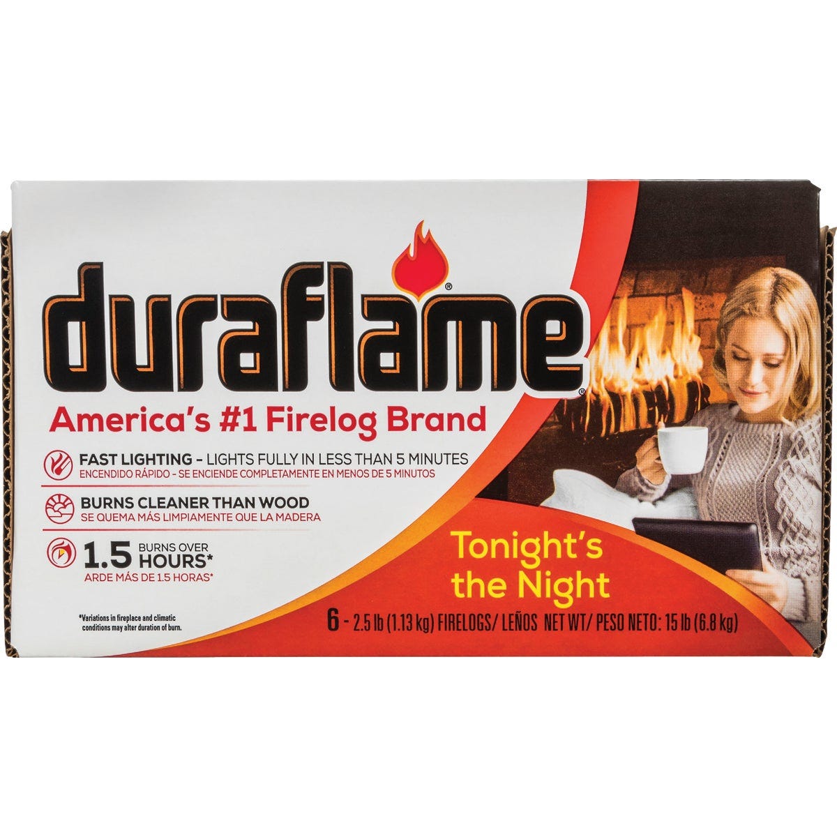 Duraflame 1.5-Hour Firelog (6-Pack) - photo 2 Duraflame 1.5-Hour Firelog (6-Pack) - photo 2
