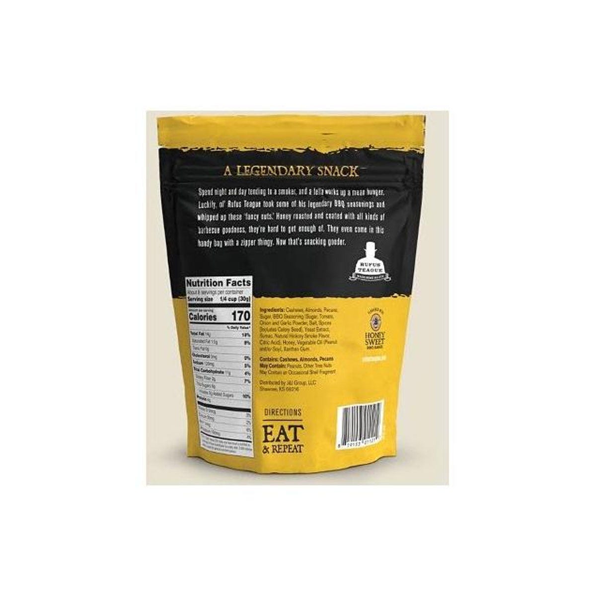 Rufus Teague Snacks 9 Oz. Honey BBQ Mixed Nuts