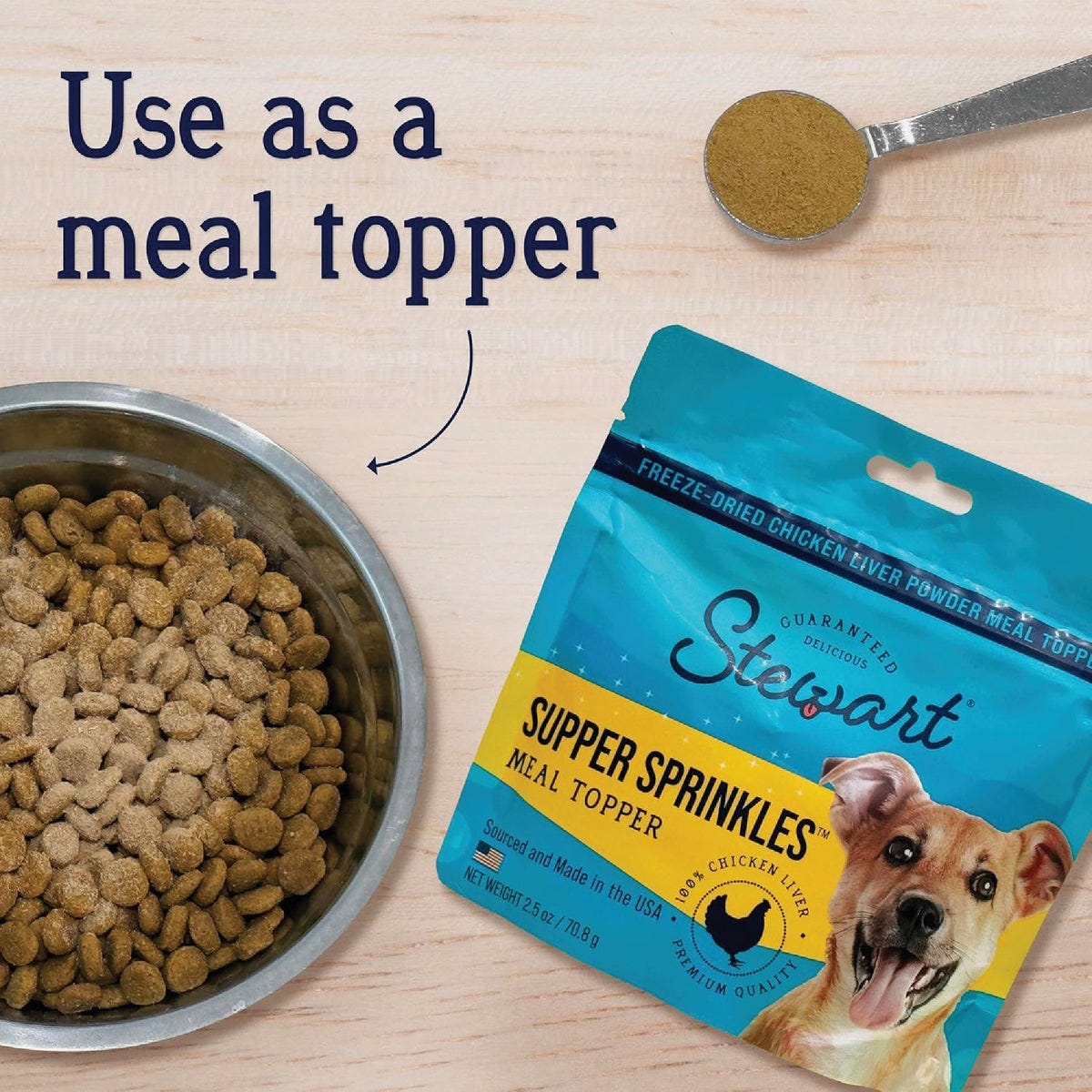Stewart Supper Sprinkles 2.5 Oz. Chicken Liver Meat Topper - photo 2