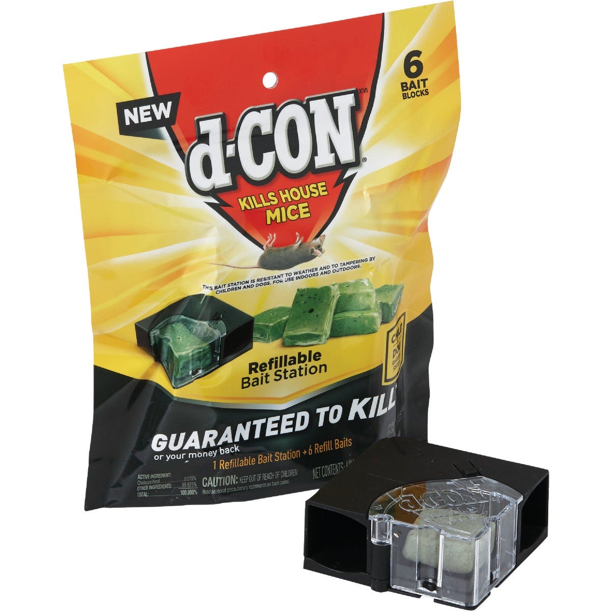 D-Con Refillable Corner Fit Mouse Bait Station (6-Refill) - photo 4