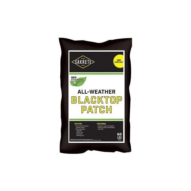 Sakrete 60 Lb. All Weather Blacktop Pothole Patch Repair Sakrete 60 Lb. All Weather Blacktop Pothole Patch Repair