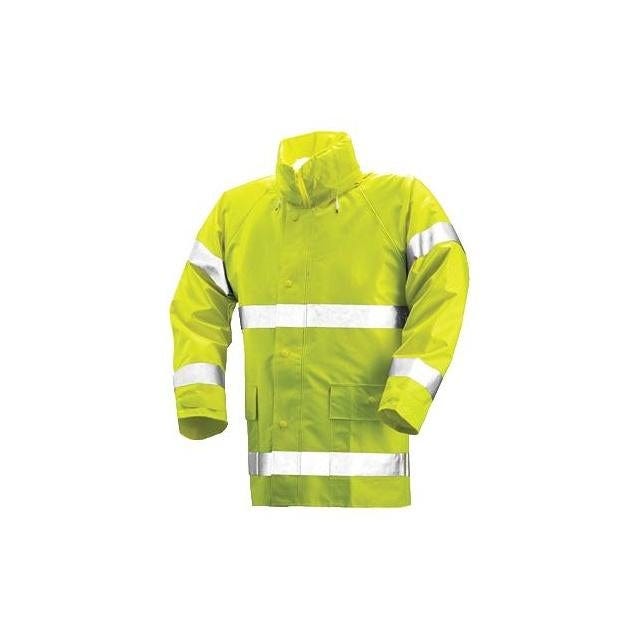 Tingley Comfort-Brite L Hi-Vis Lime Yellow PVC/Polyester Safety Jacket Tingley Comfort-Brite L Hi-Vis Lime Yellow PVC/Polyester Safety Jacket