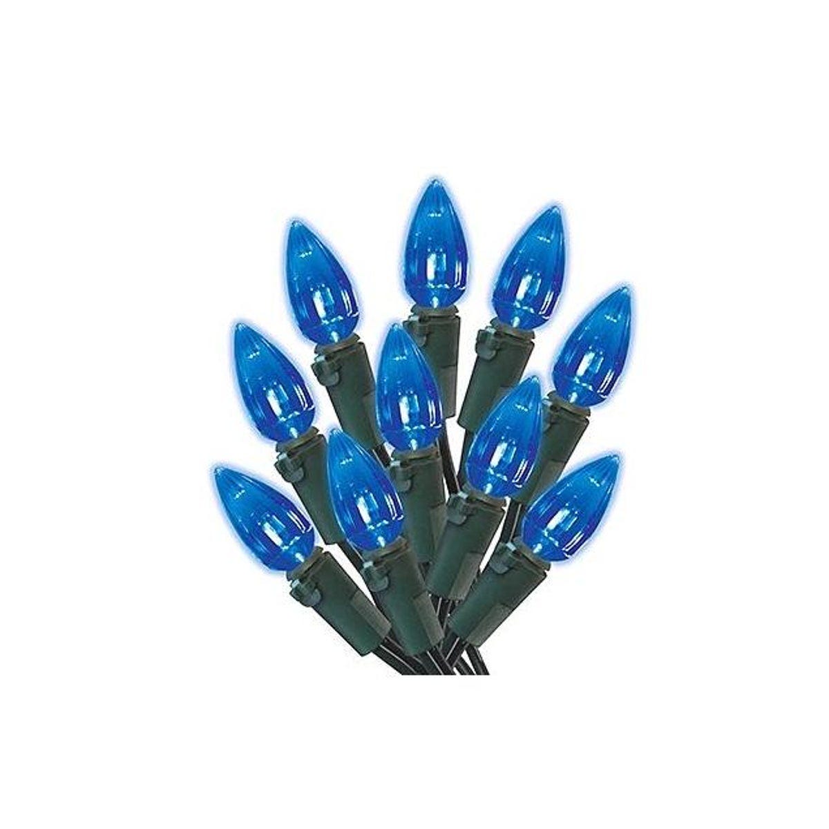 Holiday Wonderland Blue 70-Bulb C3 Christmas LED String Light Set Holiday Wonderland Blue 70-Bulb C3 Christmas LED String Light Set