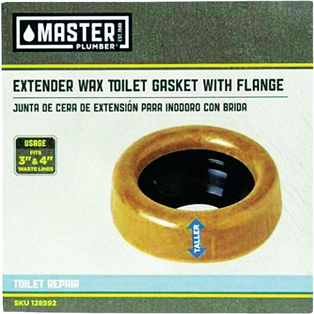 Master Plumber No. 10 No-Seep Wax Toilet Gasket Master Plumber No. 10 No-Seep Wax Toilet Gasket