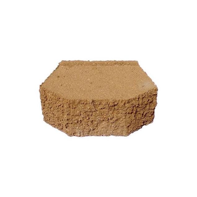 Oldcastle 12 In. Tan Castle Retaining Wall Block Oldcastle 12 In. Tan Castle Retaining Wall Block