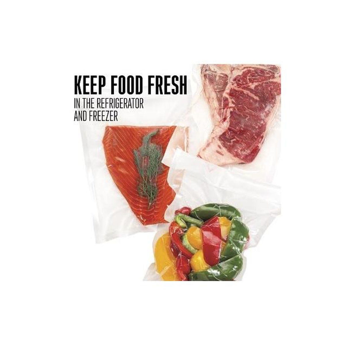 Weston 8 In. x 22 In. Vacuum Sealer Bags (3-Pack) - photo 4 Weston 8 In. x 22 In. Vacuum Sealer Bags (3-Pack) - photo 4