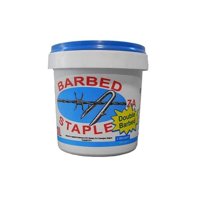 Bekaert 2 In. 8-Gauge Fence Staples, 8 Lb. Bucket