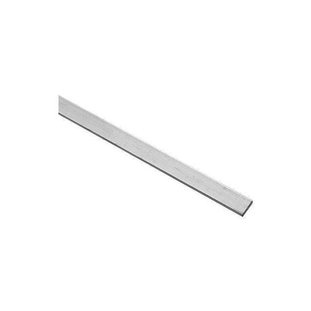 National Hardware 2 In. x 1/8 In. x 48 In. Mill Aluminum Flat Bar