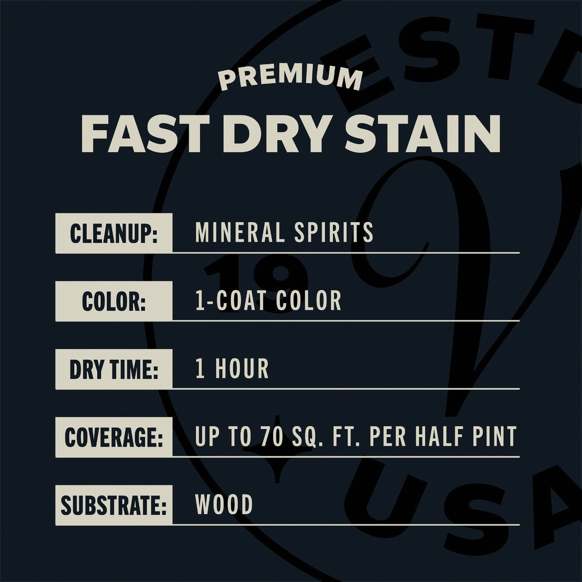 Varathane Fast Dry Spring Oak Urethane Modified Alkyd Interior Wood Stain, 1/2 Pt. - photo 6