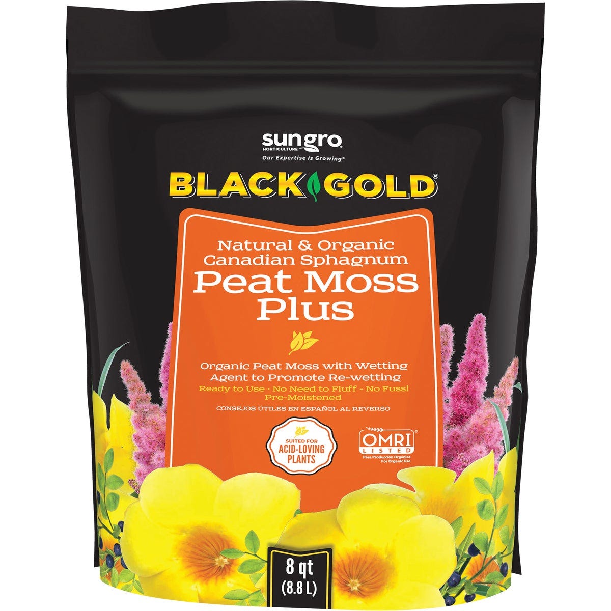Black Gold 3 Lb. 8 Qt. Sphagnum Peat Moss Plus Black Gold 3 Lb. 8 Qt. Sphagnum Peat Moss Plus