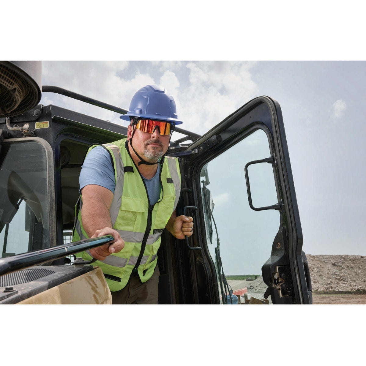 Milwaukee Wrap Around Safety Glasses with Red Mirrored Anti-Scratch Lenses - photo 4