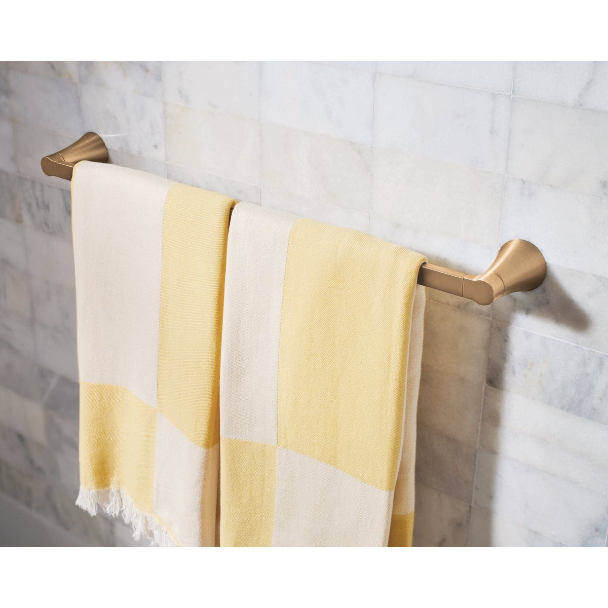 Moen Mikah 24 In. Bronzed Gold Towel Bar - photo 3