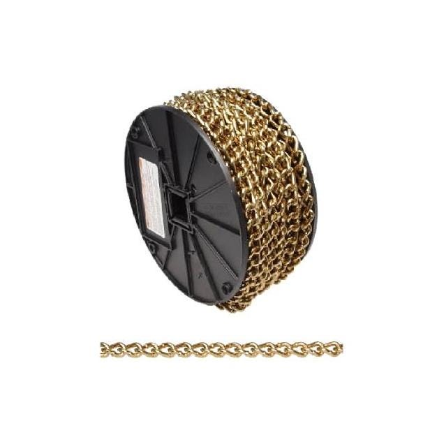 Apex Tool Group 70 Ft. #2 Brass Machine Chain Apex Tool Group 70 Ft. #2 Brass Machine Chain