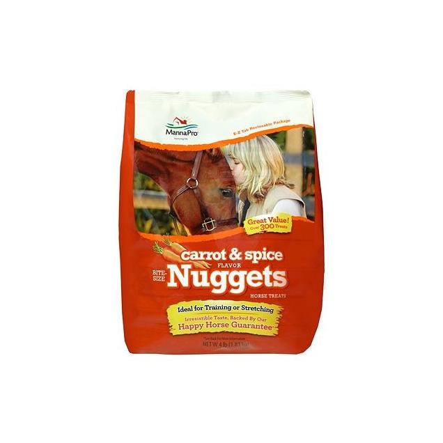 Carrot Spice Nuggets 4 Lb. Carrot & Spice Flavor Bite Size Horse Treat