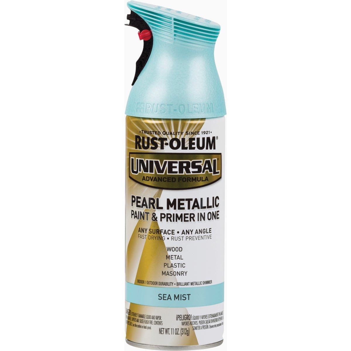 Rust-Oleum Universal 11 Oz. Pearl Metallic Sea Mist Spray Paint