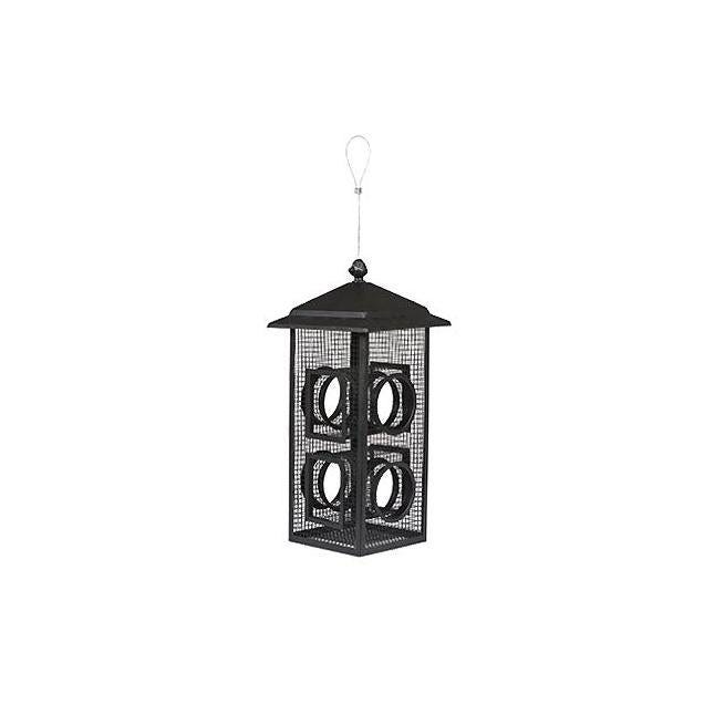 Perky-Pet 2 Lb. Capacity Black Metal Mesh Fly Through Wild Bird Feeder