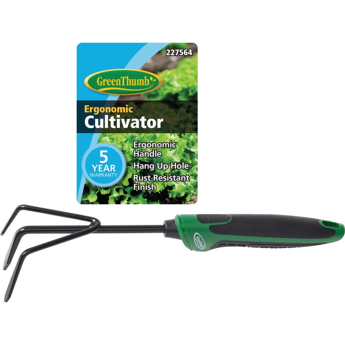 Green Thumb Medium Duty Carbon Steel Cultivator - photo 2