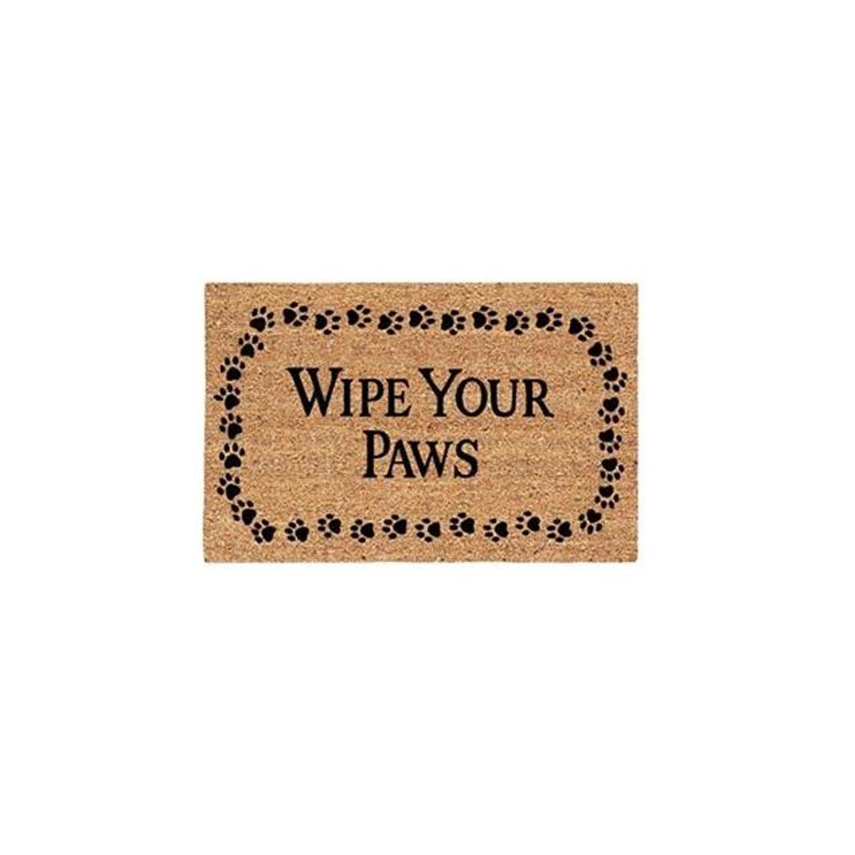 Sports Licensing Solutions 24 In. x 36 In. Wipe Your Paws Coir Door Mat