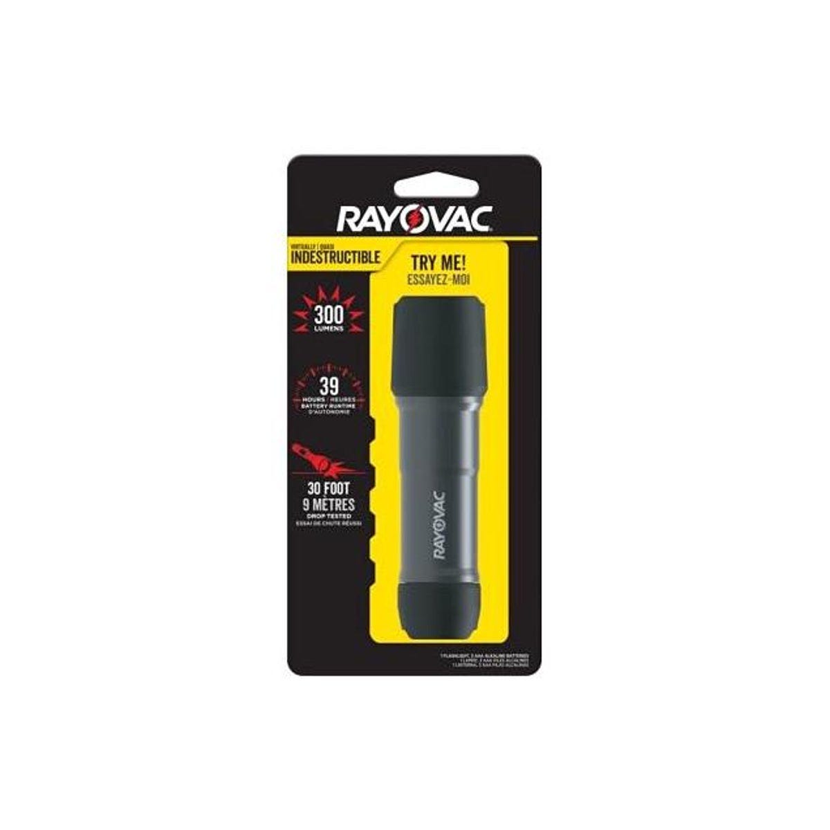 Rayovac Virtually Indestructible Metal LED Tactical Flashlight Rayovac Virtually Indestructible Metal LED Tactical Flashlight