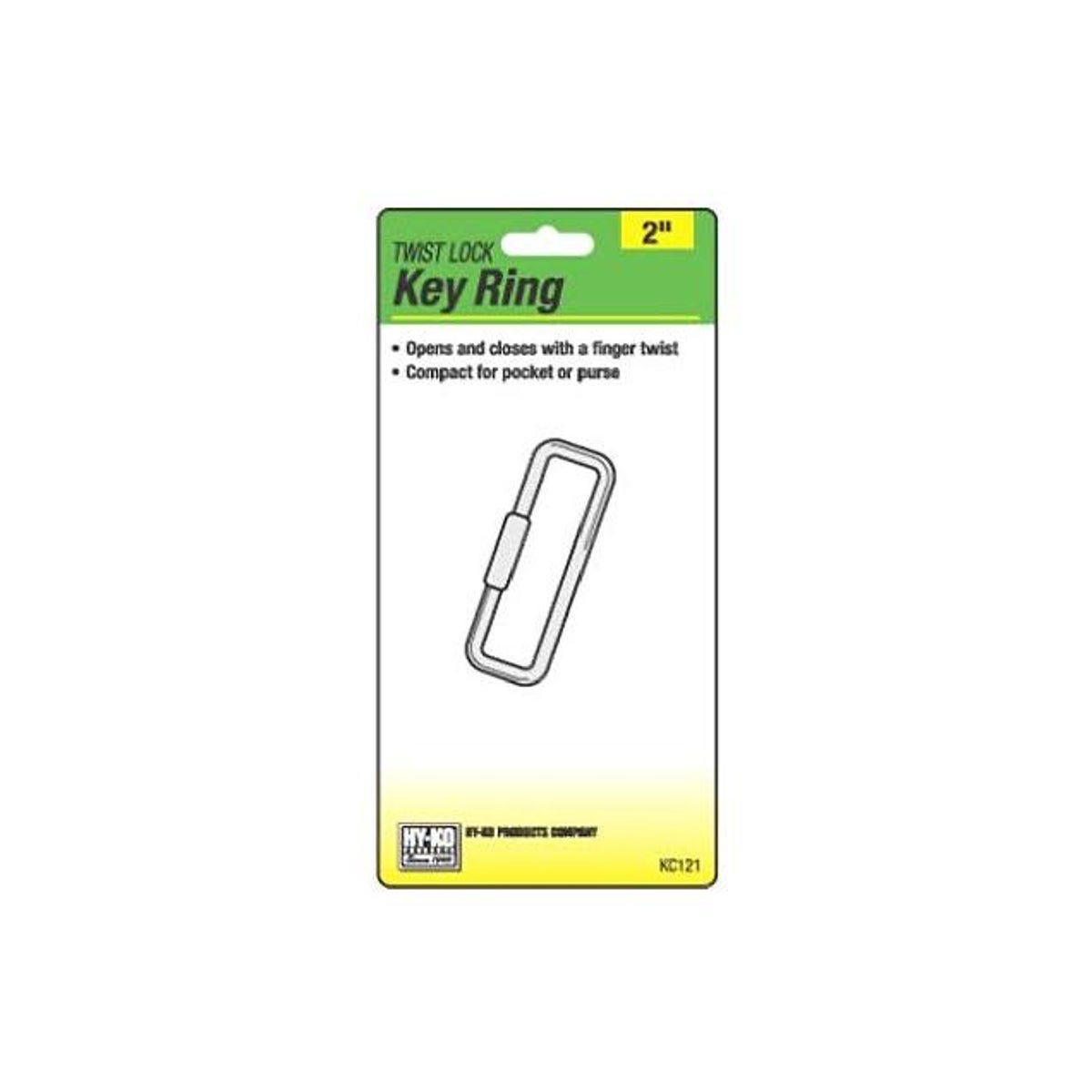 Hy-Ko Twist Lock Key Ring