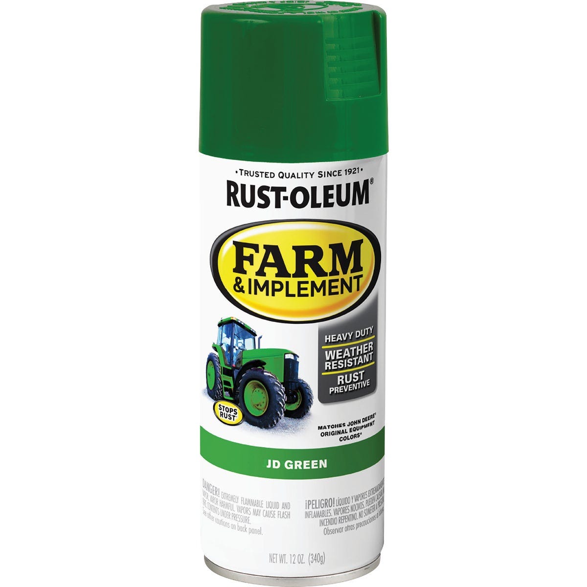 Rust-Oleum 12 Oz. JD Green Farm & Implement Spray Paint - photo 2