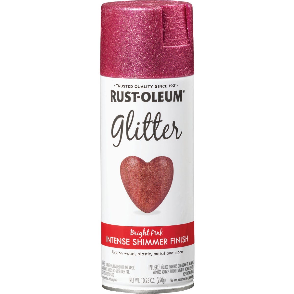 Rust-Oleum 10.25 Oz. Bright Pink Glitter Spray Paint - photo 2