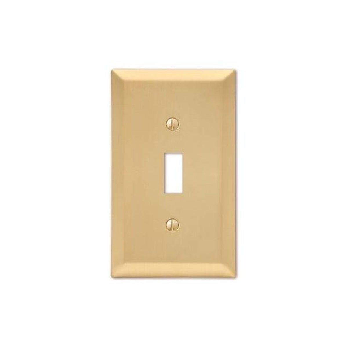 Westek Century Satin Bronze Steel 1-Toggle Wall Plate
