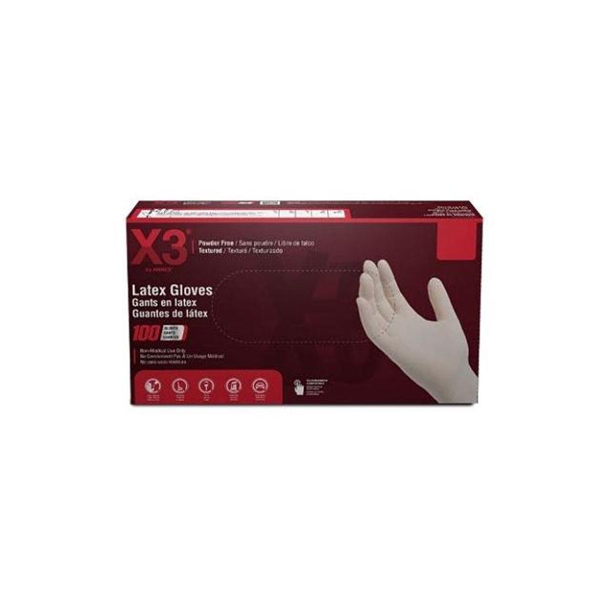 LX3 XL Latex Gloves (100 Ct.) LX3 XL Latex Gloves (100 Ct.)