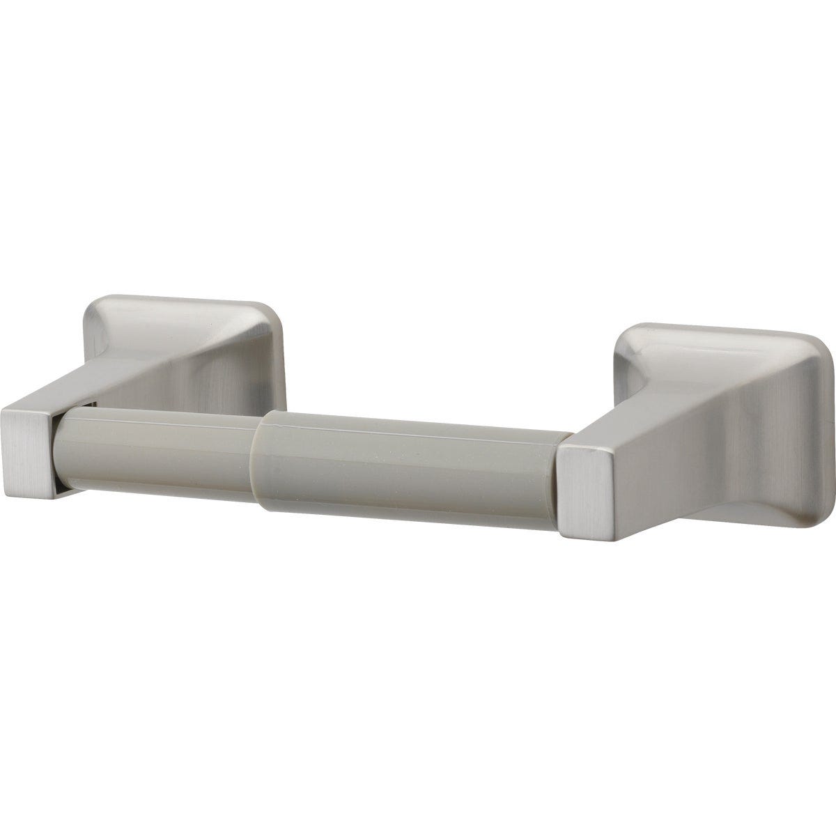 HomePointe Brushed Nickel Toilet Paper Holder