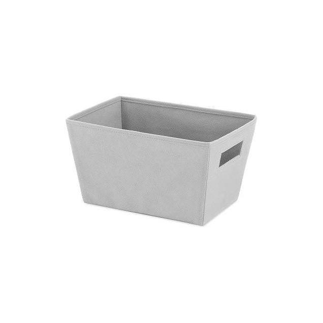 Whitmor Gray Fabric Storage Tote Whitmor Gray Fabric Storage Tote