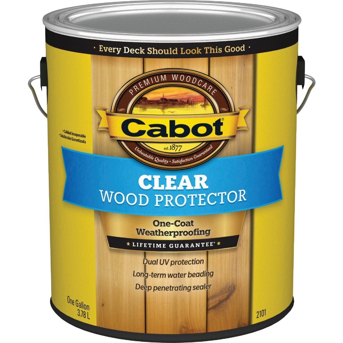 Cabot 2101 Clear Water-Based VOC Wood Protector, 1 Gal. Cabot 2101 Clear Water-Based VOC Wood Protector, 1 Gal.