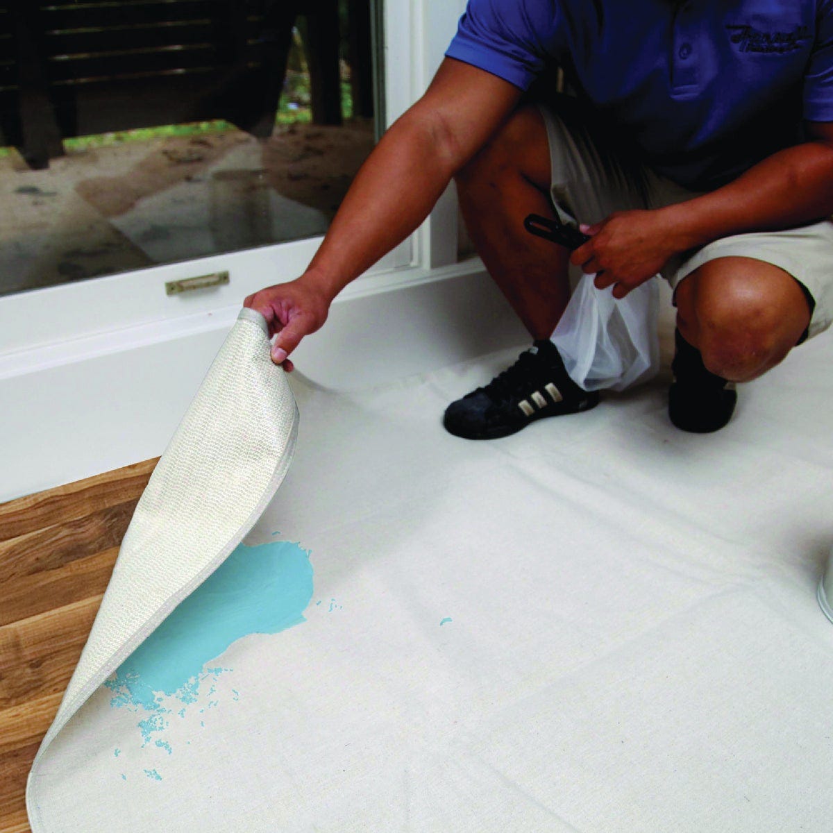 Trimaco Stay Put Canvas Plus 4 In. x 12 Ft. Dropcloth - photo 4 Trimaco Stay Put Canvas Plus 4 In. x 12 Ft. Dropcloth - photo 4