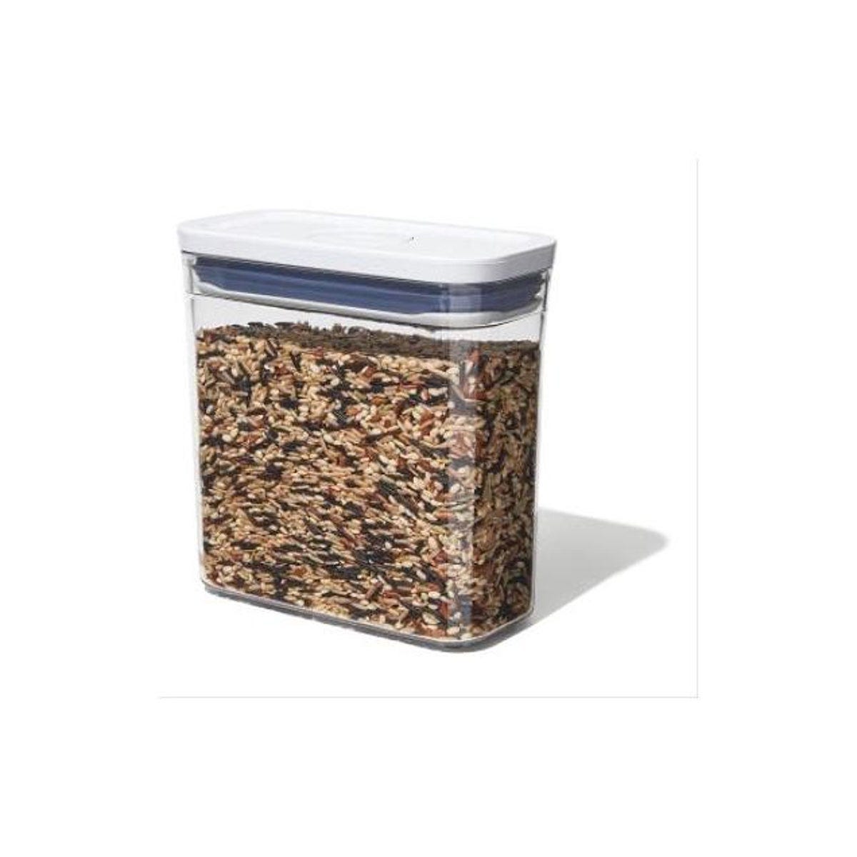 OXO Good Grips POP Food Storage Container, Clear Plastic Rectangle, 1.2 Qt. - photo 2 OXO Good Grips POP Food Storage Container, Clear Plastic Rectangle, 1.2 Qt. - photo 2