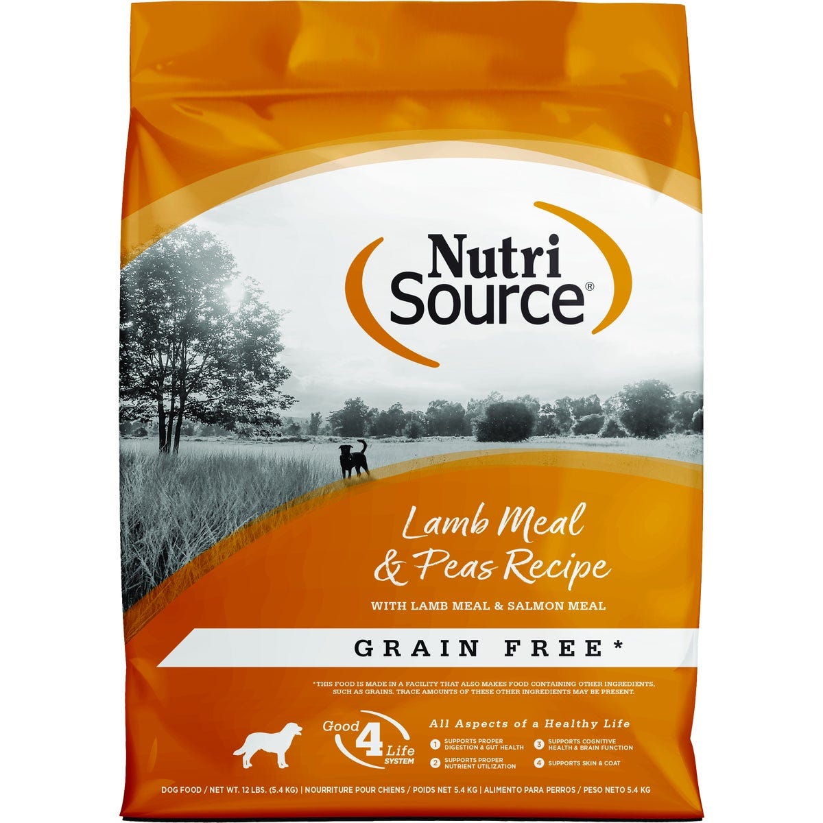 NutriSource 26 Lb. Lamb Meal & Peas Recipe Grain Free Dog Food
