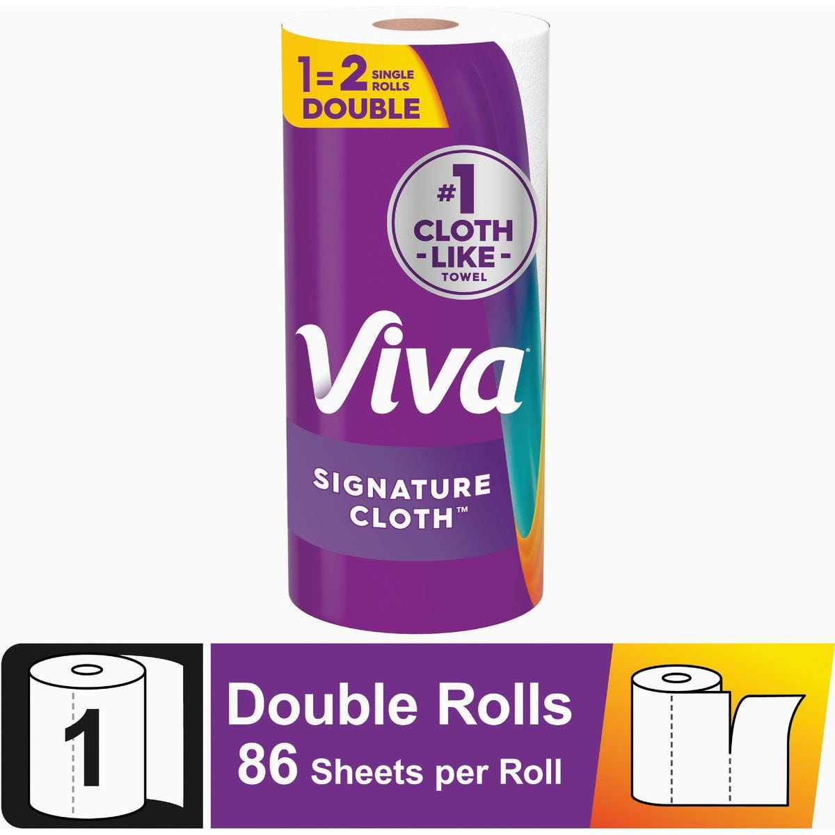 Viva Signature Cloth Paper Towel (1 Double Roll) - photo 5