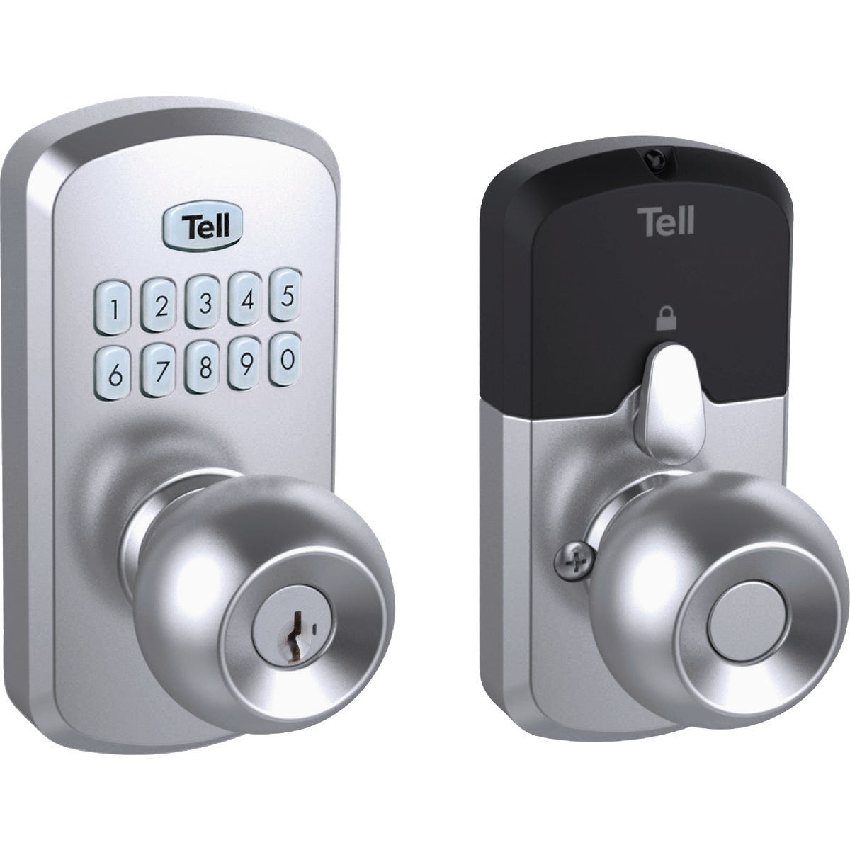 Tell Commercial Empire Satin Chrome Electronic Keypad Lock
