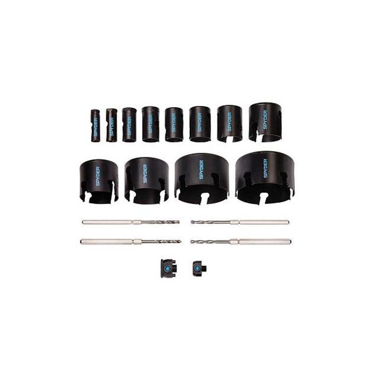 Spyder Carbide-Tip Hole Saw Kit (18-Piece)