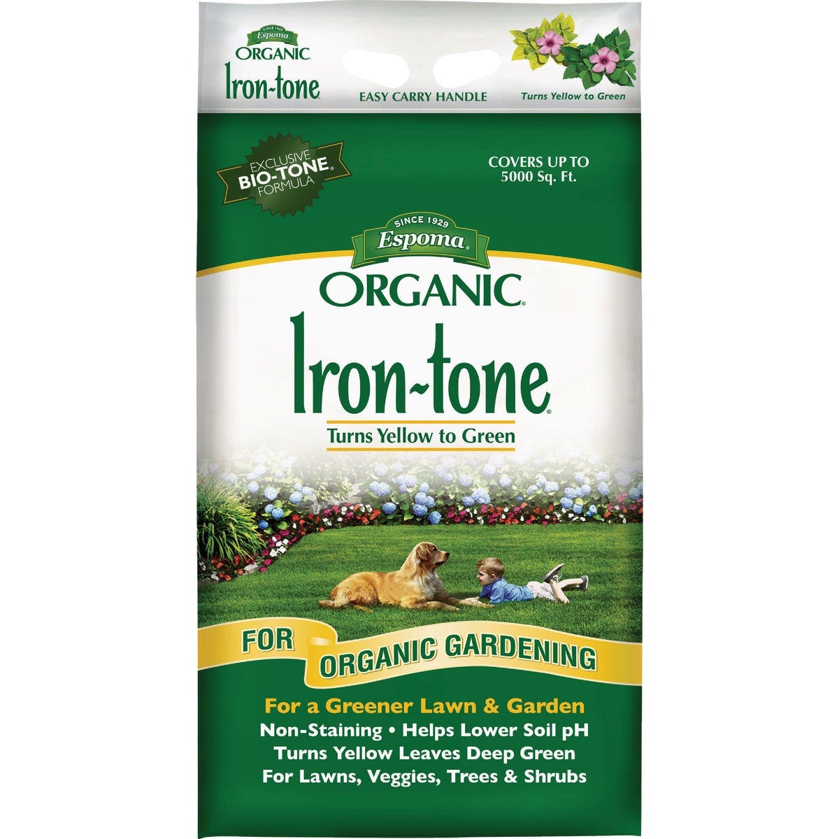 Espoma Organic 20 Lb. 3-0-3 Iron-tone Granular Plant Food Espoma Organic 20 Lb. 3-0-3 Iron-tone Granular Plant Food