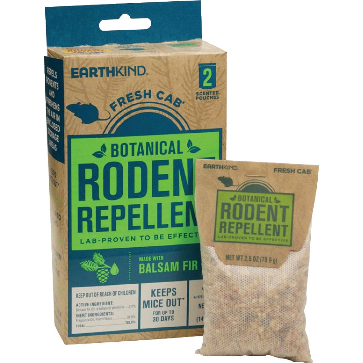 EarthKind Fresh Cab Botanical Rodent Repellent (2-Pack)