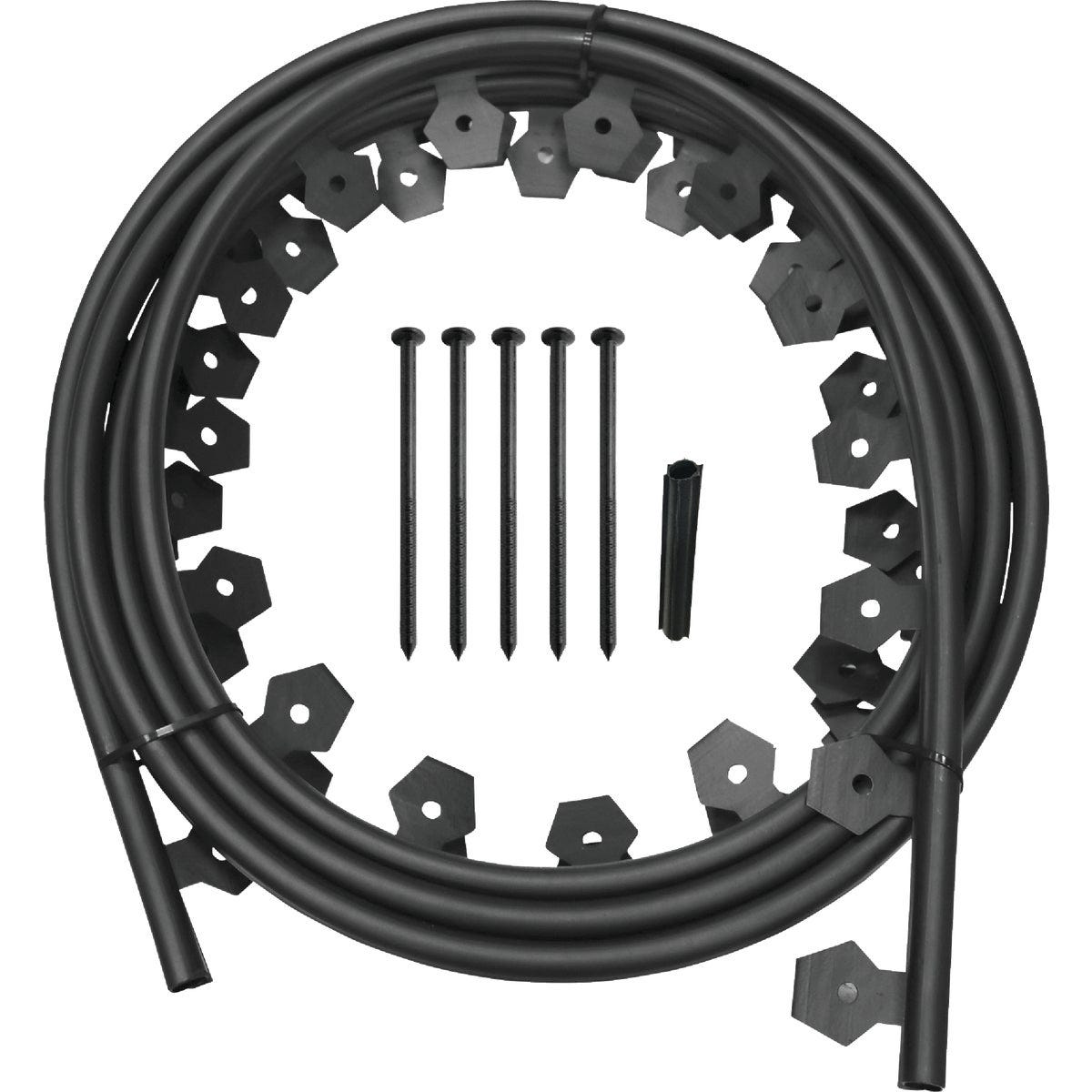 Master Mark Dig-Free Classic 20 Ft. Black Plastic Lawn Edging Kit - photo 2