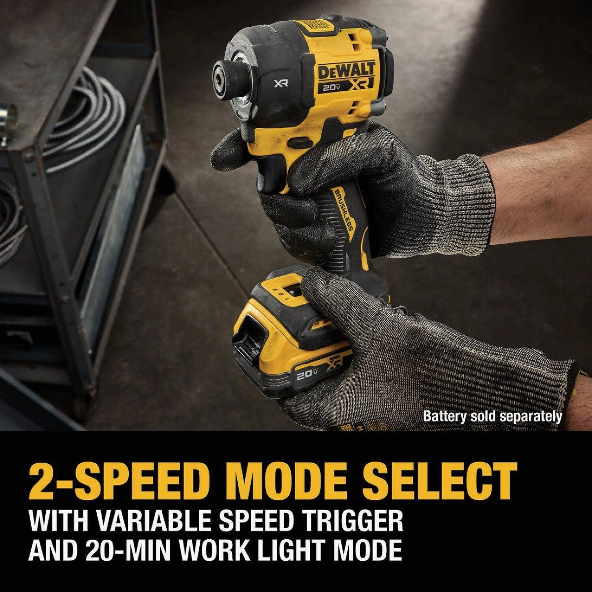 DEWALT 20V MAX XR 1/4 In. Quiet Hydraulic Brushless Cordless Impact Driver (Tool Only) - photo 5 DEWALT 20V MAX XR 1/4 In. Quiet Hydraulic Brushless Cordless Impact Driver (Tool Only) - photo 5