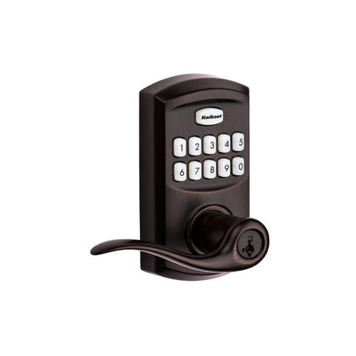 Kwikset Tustin Venetian Bronze 917 SmartCode Electronic Lever, 30 Customizable Codes Kwikset Tustin Venetian Bronze 917 SmartCode Electronic Lever, 30 Customizable Codes