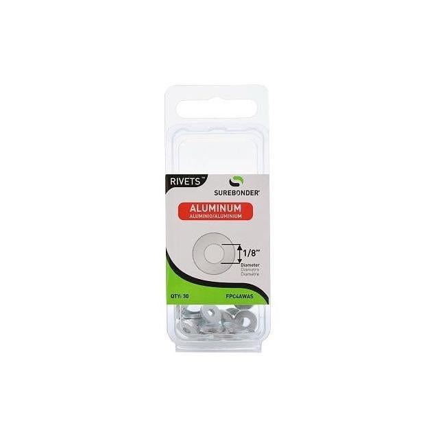 Surebonder 1/8 In. Dia. Aluminum Washers (30-Pack)
