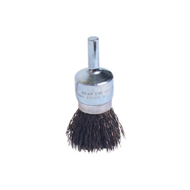 Master Mechanic 3/4 In. Crimped, Fine Wire End Brush