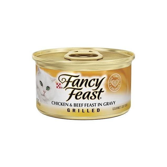 Purina Fancy Feast 3 Oz. Grilled Chicken & Beef Cat Food Purina Fancy Feast 3 Oz. Grilled Chicken & Beef Cat Food